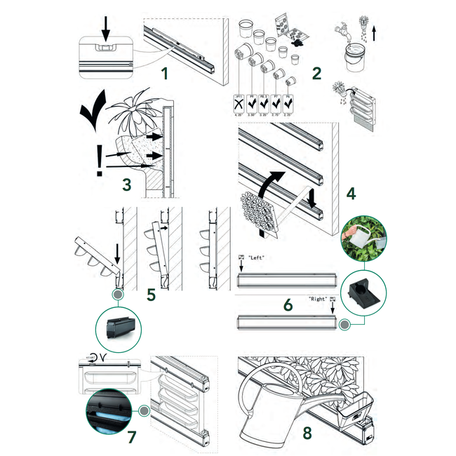 LivePanel PACK 3x2 – Das Komplettsystem für begrünte Wände
