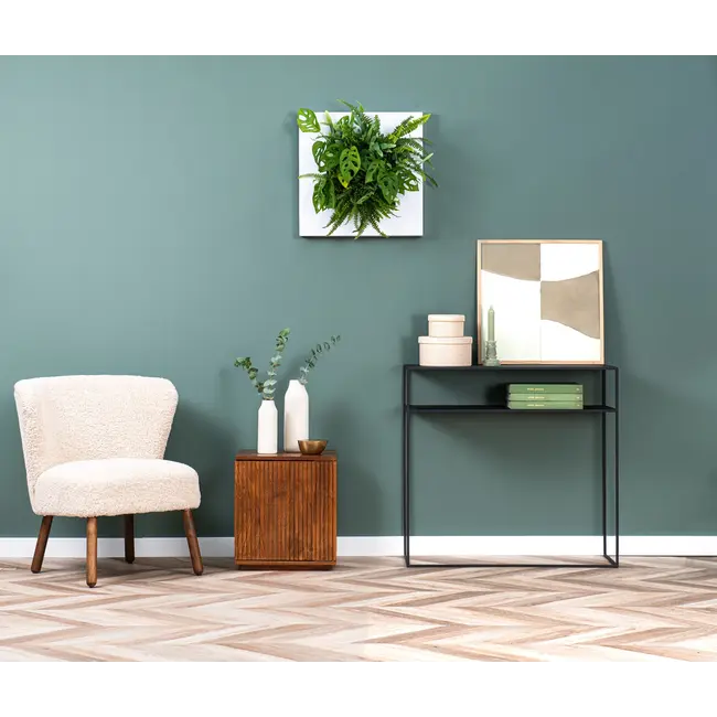 LivePicture GO weiß, wandbild von lebenden Pflanzen