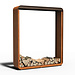 Forno SERRA Holzlager Cortenstahl 150x40x180cm.