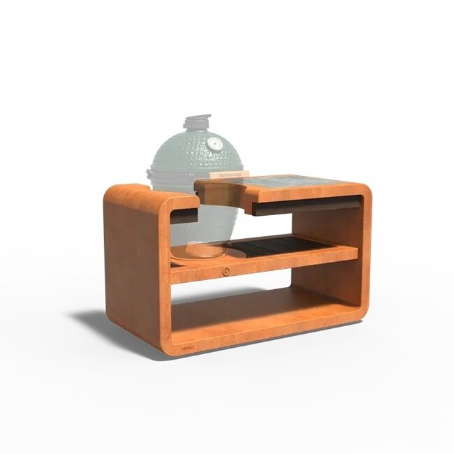 Forno KAMADO Station L Cortenstahl