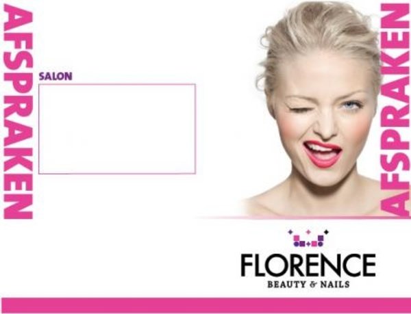 Florence Nails Florence Nails Afsprakenkaartjes (25 stuks)