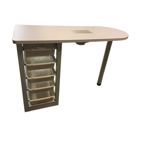 PBP Nageltafel Venice met Afzuiging (inclusief verzending op pallet)