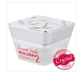 Crystal Nails Crystal Nails Builder Gel Clear 2 - Crystal Nails Crystal Nails Builder Gel Clear 2 -
