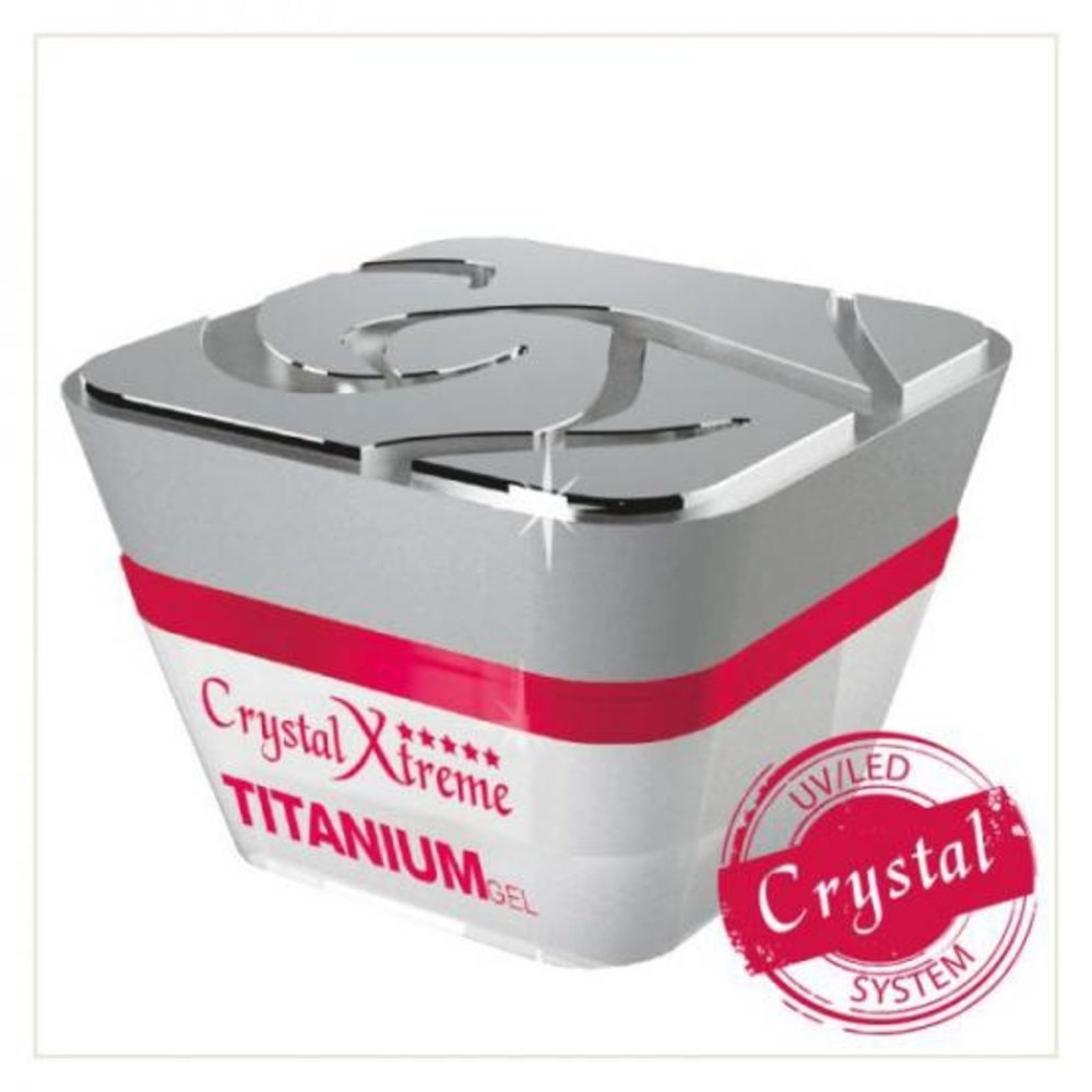 Crystal Nails Crystal Nails Xtreme Titanium Gel Clear Crystal Nails Crystal Nails Xtreme Titanium Gel Clear