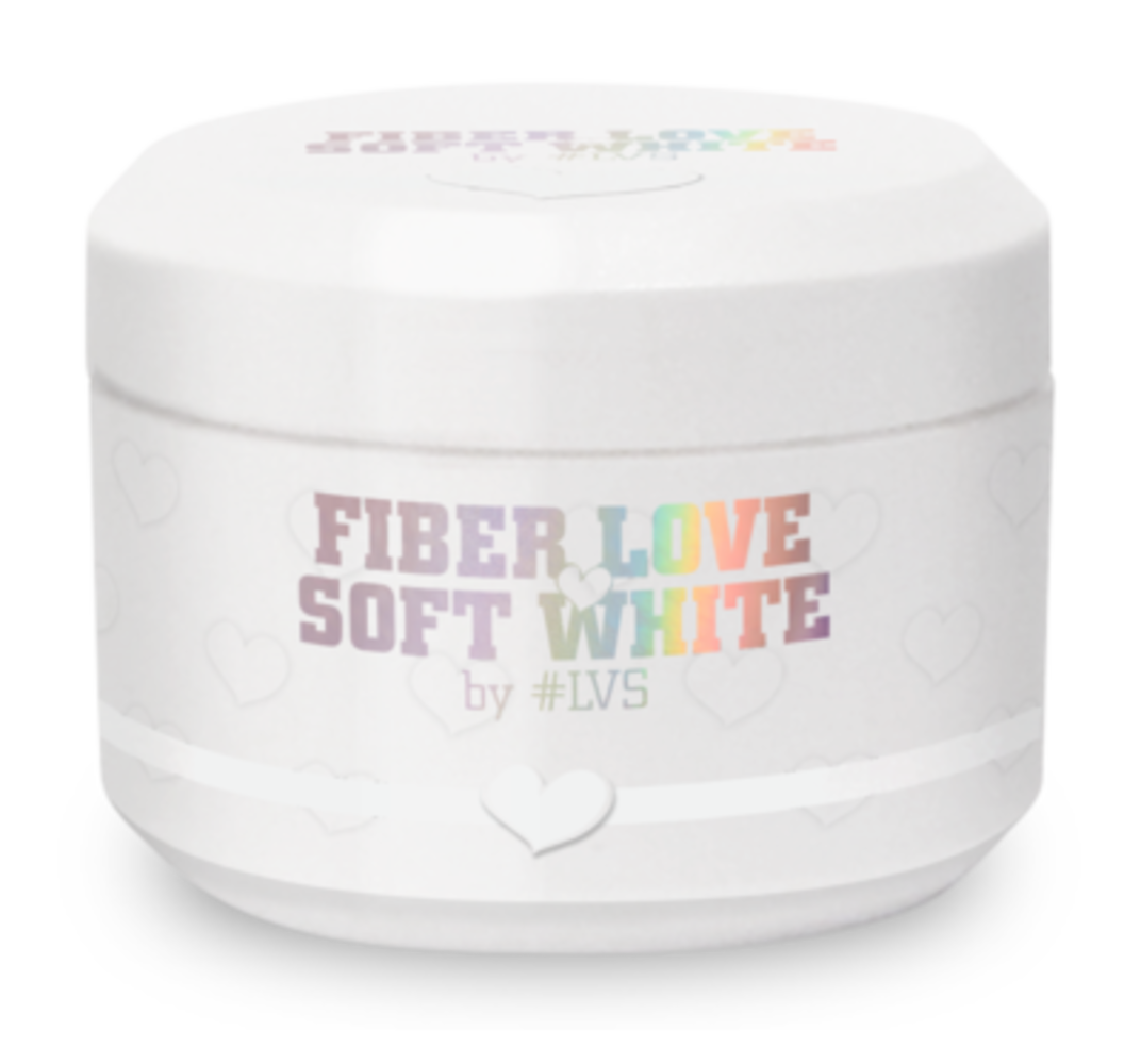 LoveNess LoveNess Fiber Love Soft White 15 ml by #LVS TPO/HEMA vrij LoveNess LoveNess Fiber Love Soft White 15 ml by #LVS TPO/HEMA vrij