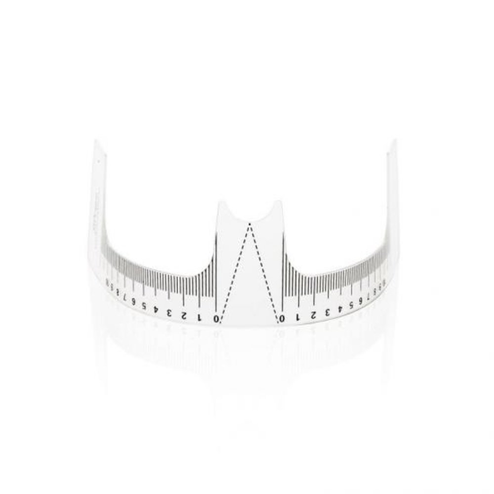 Lash eXtend Lash eXtend Plastic Brow Measuring Meet Tool Lash eXtend Lash eXtend Plastic Brow Measuring Meet Tool