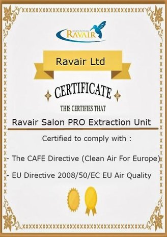 Ravair RAVAIR Salon Pro Fume Extractor *niet meer leverbaar* Ravair RAVAIR Salon Pro Fume Extractor *niet meer leverbaar*