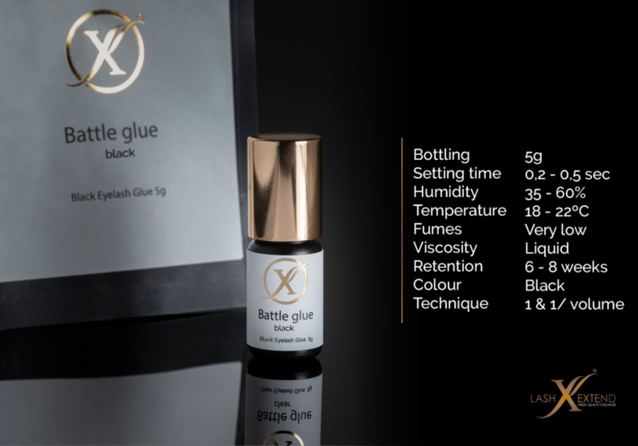 Lash eXtend Lash eXtend Battle Glue Black 5 gram Lash eXtend Lash eXtend Battle Glue Black 5 gram