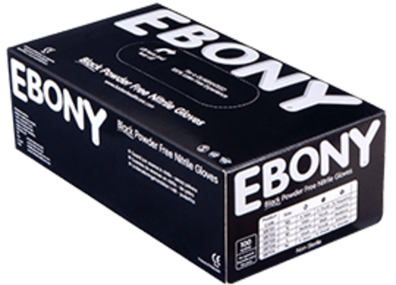 PBP EBONY Nitril Handschoenen ZWART 0,15 mm 100 stuks PBP EBONY Nitril Handschoenen ZWART 0,15 mm 100 stuks