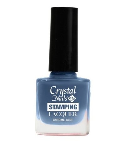 Crystal Nails Crystal Nails Stamping Lacquer Chrome Blue Crystal Nails Crystal Nails Stamping Lacquer Chrome Blue