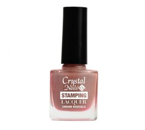Crystal Nails Crystal Nails Stamping Lacquer Chrome Rose Gold *niet leverbaar* Crystal Nails Crystal Nails Stamping Lacquer Chrome Rose Gold *niet leverbaar*