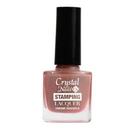 Crystal Nails Crystal Nails Stamping Lacquer Chrome Rose Gold *niet leverbaar* Crystal Nails Crystal Nails Stamping Lacquer Chrome Rose Gold *niet leverbaar*