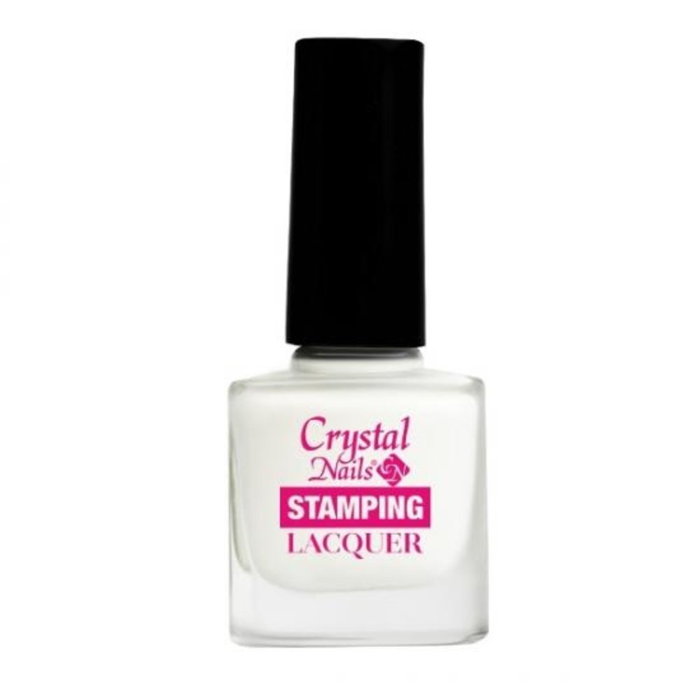 Crystal Nails Crystal Nails Stamping Lacquer White Crystal Nails Crystal Nails Stamping Lacquer White