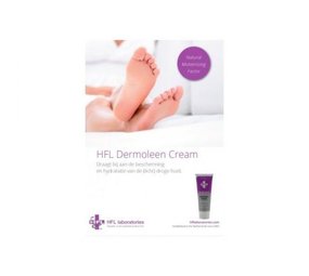HFL Laboratories HFL Laboratories Flyer Dermoleen Cream 50 stuks HFL Laboratories HFL Laboratories Flyer Dermoleen Cream 50 stuks