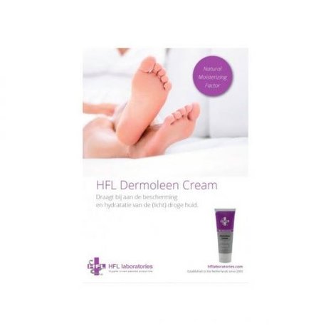 HFL Laboratories HFL Laboratories Flyer Dermoleen Cream 50 stuks HFL Laboratories HFL Laboratories Flyer Dermoleen Cream 50 stuks