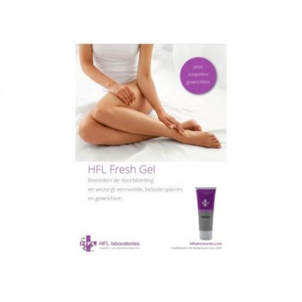 HFL Laboratories HFL Laboratories Flyer Fresh Gel 50 stuks HFL Laboratories HFL Laboratories Flyer Fresh Gel 50 stuks