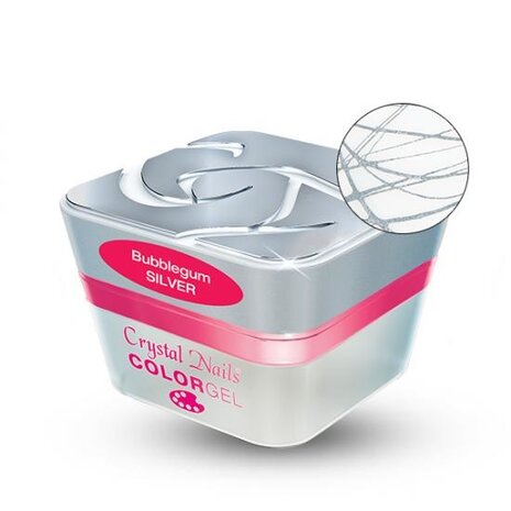 Crystal Nails Crystal Nails Bubble Gum Silver TPO/HEMA vrij Crystal Nails Crystal Nails Bubble Gum Silver TPO/HEMA vrij