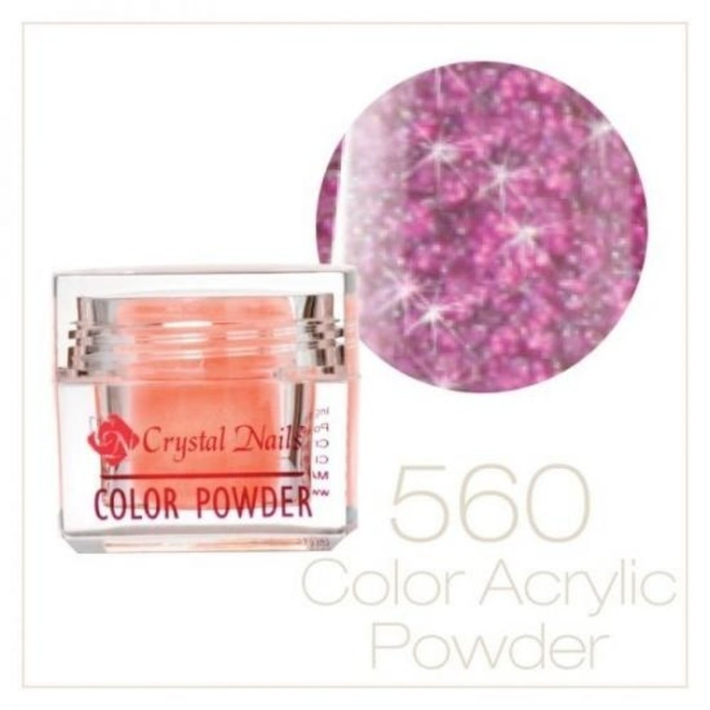 Crystal Nails Crystal Nails Brilliant Color Acryl nr. 560 OP=OP Crystal Nails Crystal Nails Brilliant Color Acryl nr. 560 OP=OP