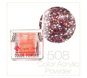 Crystal Nails Crystal Nails Brilliant Color Acryl nr. 508 OP=OP Crystal Nails Crystal Nails Brilliant Color Acryl nr. 508 OP=OP