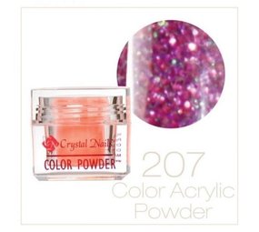 Crystal Nails Crystal Nails Fly Brill Color Acryl nr. 207 OP=OP Crystal Nails Crystal Nails Fly Brill Color Acryl nr. 207 OP=OP