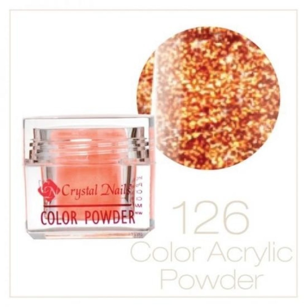 Crystal Nails Crystal Nails Snow Crystal Color Acryl nr. 126 OP=OP Crystal Nails Crystal Nails Snow Crystal Color Acryl nr. 126 OP=OP