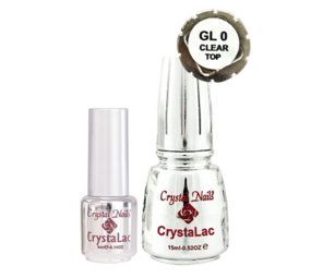 Crystal Nails Crystal Nails Crystalac Top Gel Clear GL0 - 15 ml -TPO vrij Crystal Nails Crystal Nails Crystalac Top Gel Clear GL0 - 15 ml -TPO vrij