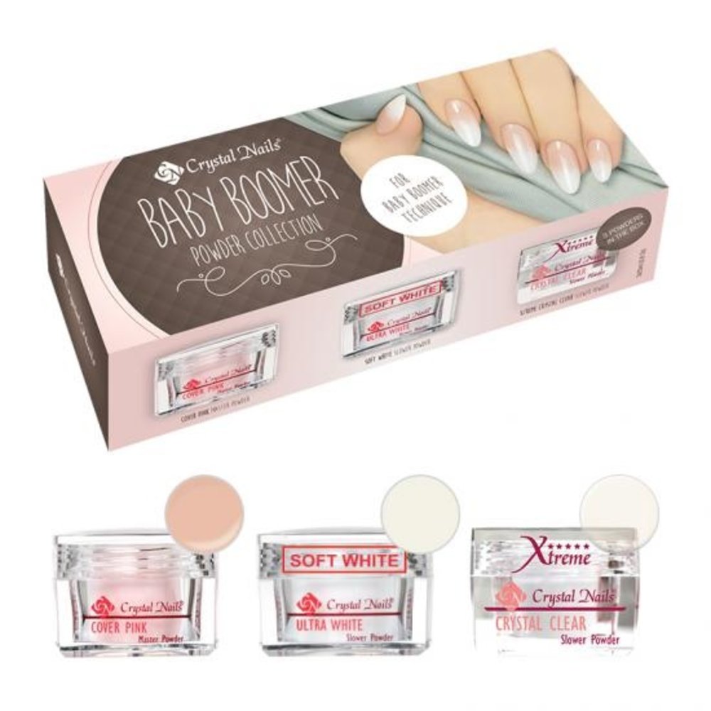 Crystal Nails Crystal Nails Baby Boomer Powder Collection *niet leverbaar* Crystal Nails Crystal Nails Baby Boomer Powder Collection *niet leverbaar*