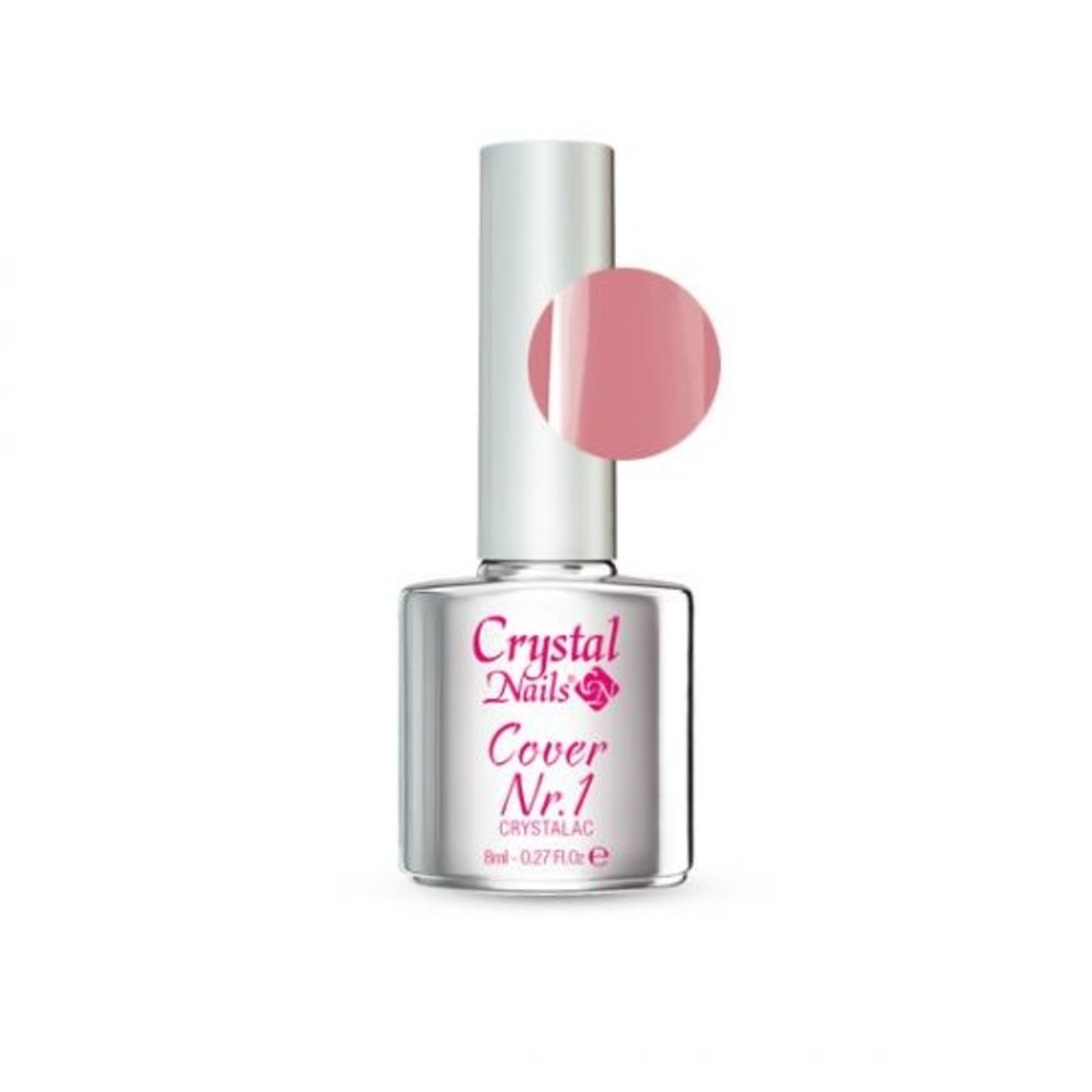 Crystal Nails Crystal Nails 3 step Crystalac (gellak) Cover Nr. 1  *niet leverbaar* Crystal Nails Crystal Nails 3 step Crystalac (gellak) Cover Nr. 1  *niet leverbaar*
