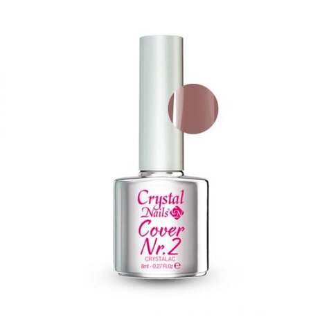 Crystal Nails Crystal Nails 3 step Crystalac (gellak) Cover Nr. 2   *niet leverbaar*