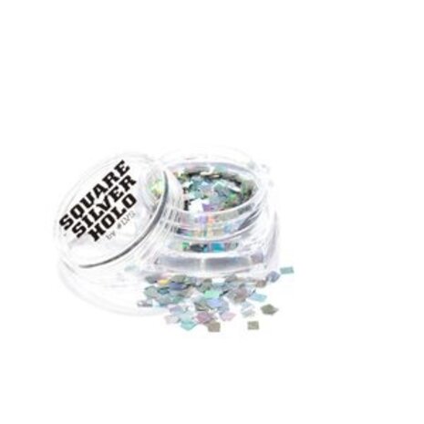LoveNess Loveness Square Silver Holo Glitters