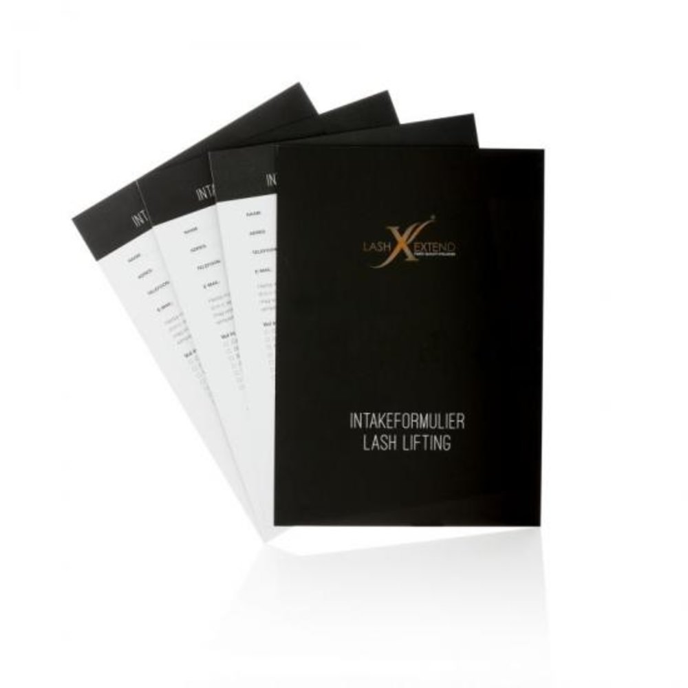 Lash eXtend Lash eXtend Lash Lifting Intake Formulier - Per 10 stuks Lash eXtend Lash eXtend Lash Lifting Intake Formulier - Per 10 stuks