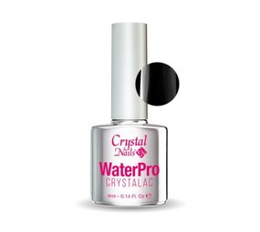 Crystal Nails Crystal Nails Waterpro Crystalac Black 4 ml TPO vrij Crystal Nails Crystal Nails Waterpro Crystalac Black 4 ml TPO vrij