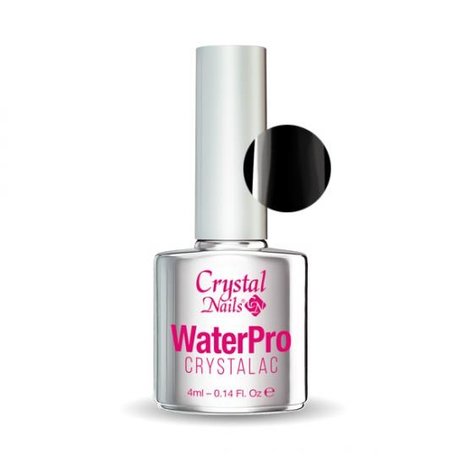 Crystal Nails Crystal Nails Waterpro Crystalac Black 4 ml TPO vrij Crystal Nails Crystal Nails Waterpro Crystalac Black 4 ml TPO vrij