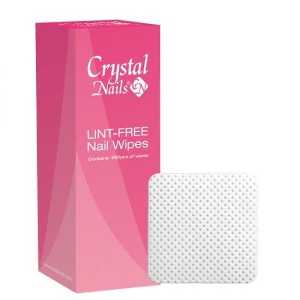 Crystal Nails Crystal Nails Lint Free Nail Wipes 360 stuks Crystal Nails Crystal Nails Lint Free Nail Wipes 360 stuks