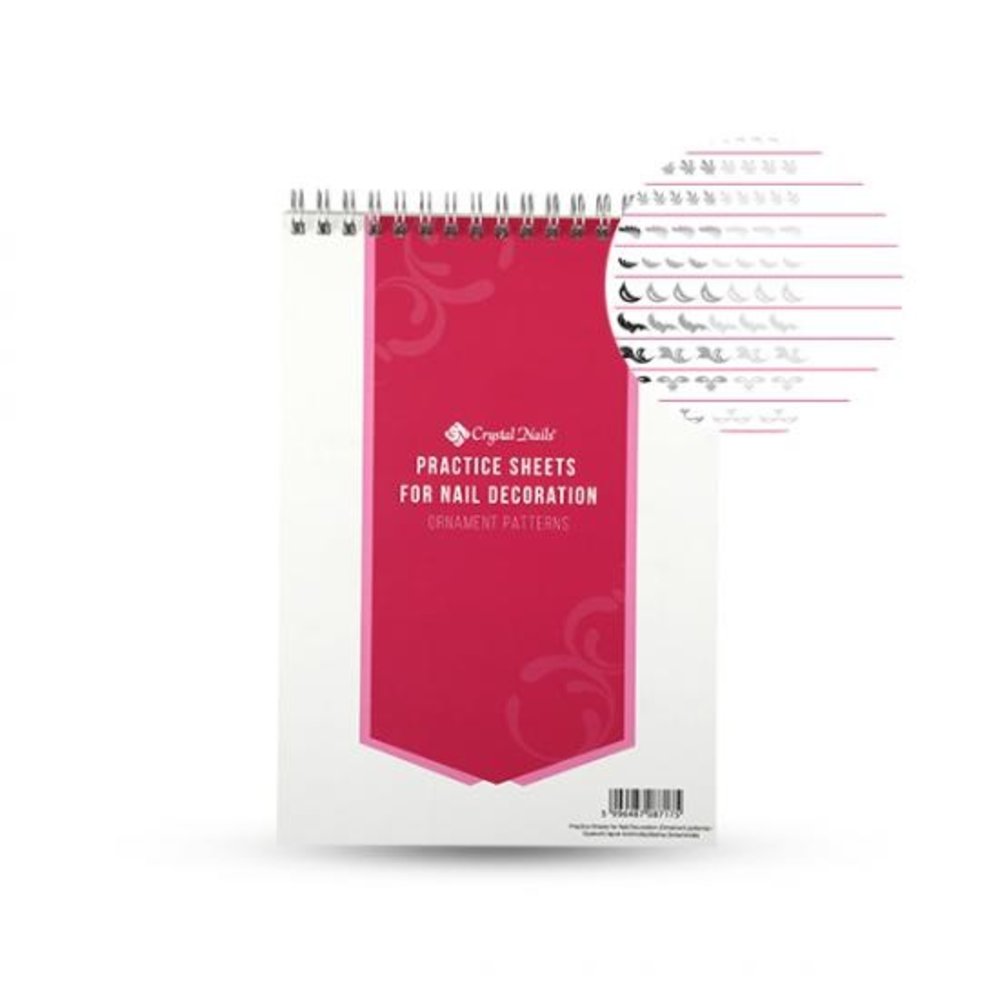 Crystal Nails Crystal Nails Practice Sheets For Nail Decoration