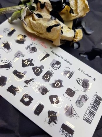 LoveNess Loveness Water Decal Foil Colour Gold 8 (LOFCG8) LoveNess Loveness Water Decal Foil Colour Gold 8 (LOFCG8)