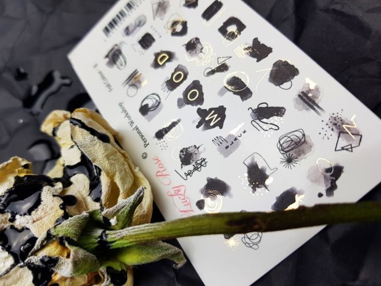 LoveNess Loveness Water Decal Foil Colour Gold 8 (LOFCG8) LoveNess Loveness Water Decal Foil Colour Gold 8 (LOFCG8)