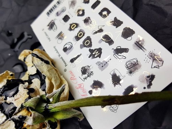 LoveNess Loveness Water Decal Foil Colour Gold 8 (LOFCG8) LoveNess Loveness Water Decal Foil Colour Gold 8 (LOFCG8)