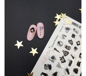 LoveNess Loveness Water Decal Foil Colour Gold 8 (LOFCG8) LoveNess Loveness Water Decal Foil Colour Gold 8 (LOFCG8)