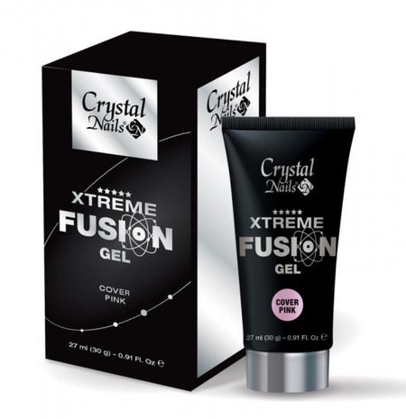 Crystal Nails Crystal Nails Xtreme Fusion AcrylGel Cover Pink 30 gr - TPO/HEMA vrij