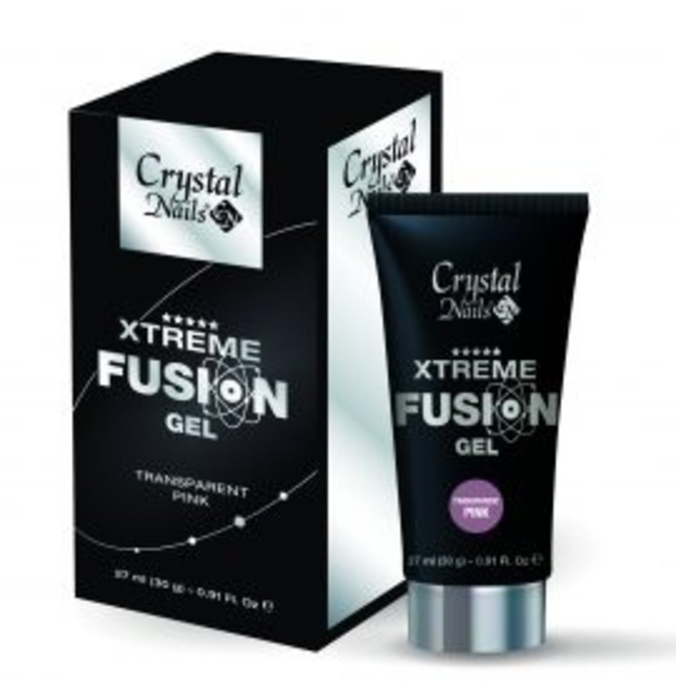 Crystal Nails Crystal Nails Xtreme Fusion AcrylGel Transparant Pink 30 gr - TPO/HEMA vrij *niet leverbaar*