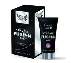Crystal Nails Crystal Nails Xtreme Fusion AcrylGel Transparant Pink 30 gr - TPO/HEMA vrij *niet leverbaar*