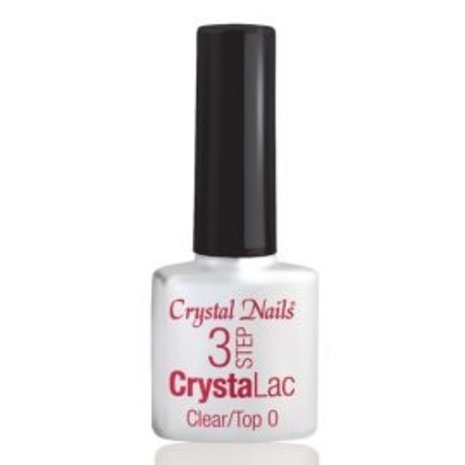 Crystal Nails Crystal Nails 3 Step Crystalac Clear/Top Gel 0 - 8 ml - TPO vrij Crystal Nails Crystal Nails 3 Step Crystalac Clear/Top Gel 0 - 8 ml - TPO vrij