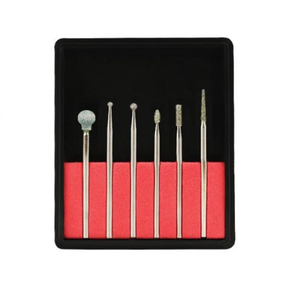 Crystal Nails Crystal Nails Drill Bit Kit Voor Dry Manicure Crystal Nails Crystal Nails Drill Bit Kit Voor Dry Manicure