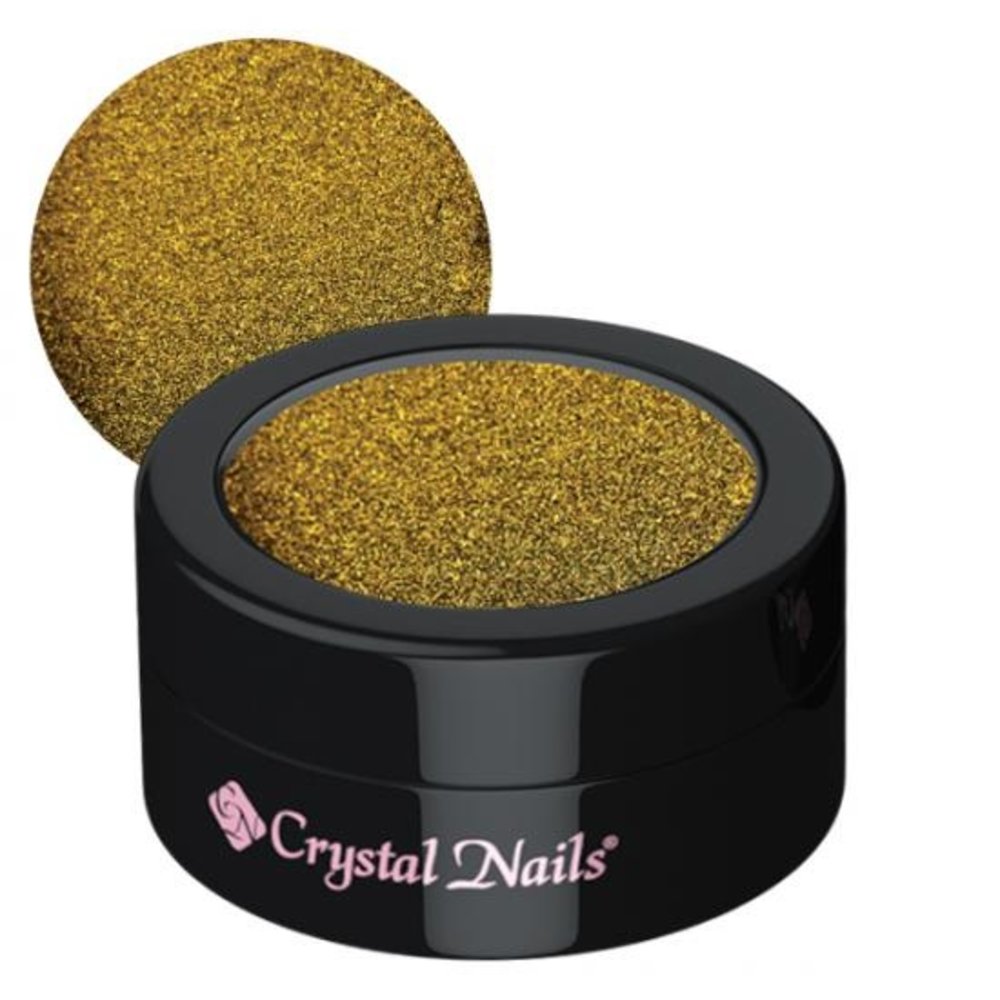 Crystal Nails Crystal Nails ChroMirror Pigment Tiger Eye Gold Crystal Nails Crystal Nails ChroMirror Pigment Tiger Eye Gold