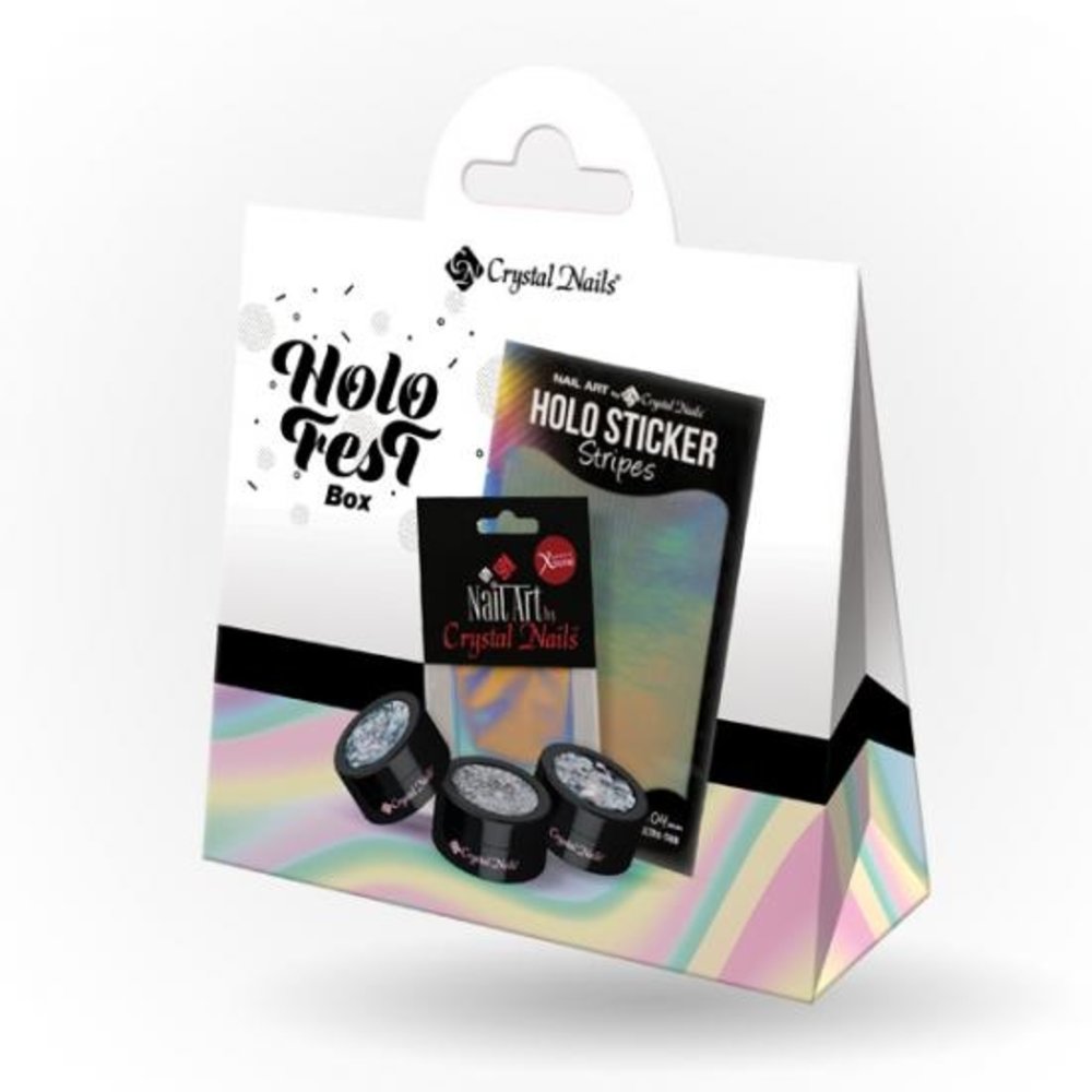 Crystal Nails Crystal Nails HoloFest Nailart Box Crystal Nails Crystal Nails HoloFest Nailart Box