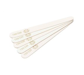 Gorge Nails Gorge - Mini Witte Vrijerand Vijl 150/220 - 5 stuks Gorge Nails Gorge - Mini Witte Vrijerand Vijl 150/220 - 5 stuks
