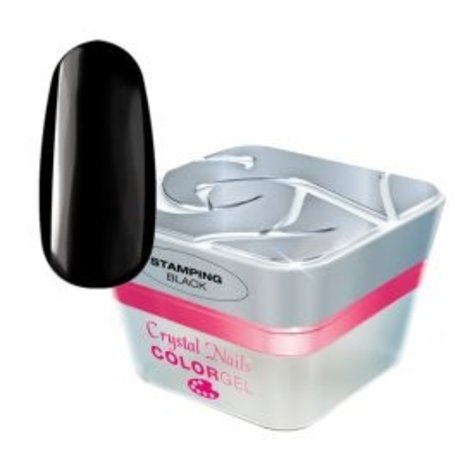 Crystal Nails Crystal Nails Stamping Gel Black 3 ml  *niet leverbaar*