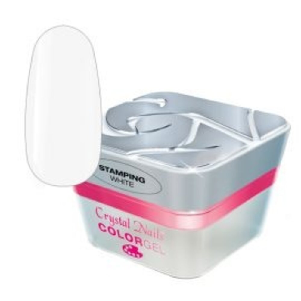 Crystal Nails Crystal Nails Stamping Gel White 3 ml *niet leverbaar*