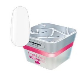 Crystal Nails Crystal Nails Stamping Gel White 3 ml *niet leverbaar*